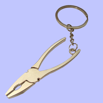 Bassin and Brown Silver Pliers Tool Keyring