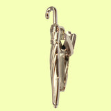 Bassin and Brown Umbrella Tie Bar -  Silver