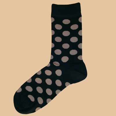 Bassin and Brown Spotted Socks Black and Beige