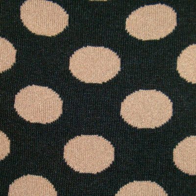 Bassin and Brown Spotted Socks Black and Beige