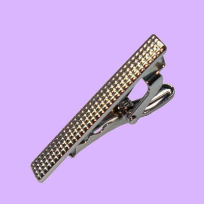 Bassin and Brown Silver Textured Tie Bar