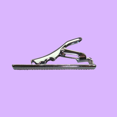 Bassin and Brown Silver Textured Tie Bar