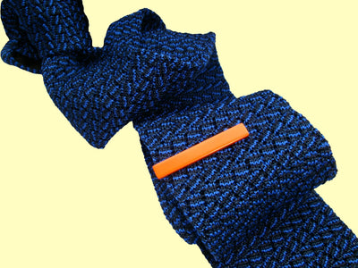 Bassin and Brown Tie Bar - Plain Orange