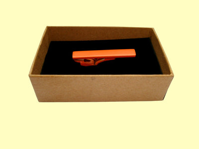 Bassin and Brown Tie Bar - Plain Orange