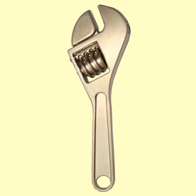 Bassin and Brown Wrench Tool Keyring - Matt Silver