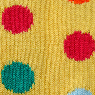 Bassin and Brown Yellow Spot Cotton Socks