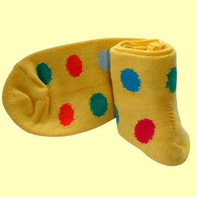 Bassin and Brown Yellow Spot Cotton Socks