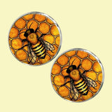 Bassin and Brown - Bee Cufflinks- Black and Yellow