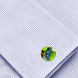 Bunch of Grapes Cufflinks- Green and Blue