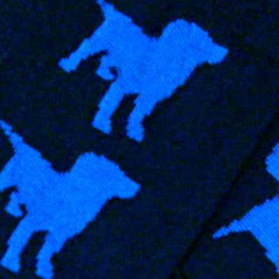 Bassin And Brown Bamboo Black and Blue Labrador Socks