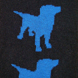 Bassin And Brown Bamboo Black and Blue Labrador Socks