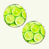 Bassin and Brown - Lime Fruit Cufflinks - Green