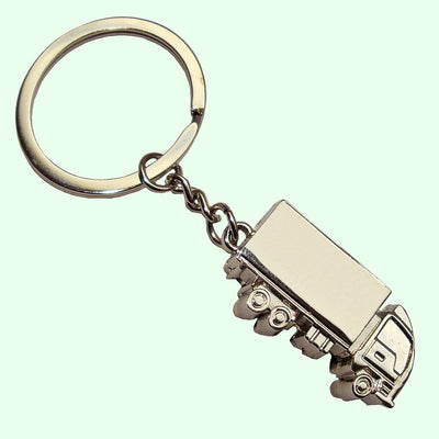 Bassin And Brown Silver Truck Keyring