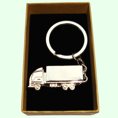 Bassin And Brown Silver Truck Keyring