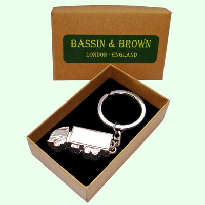 Bassin And Brown Silver Truck Keyring