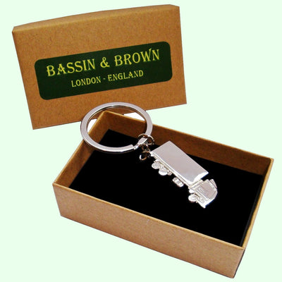 Bassin And Brown Silver Truck Keyring