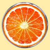Bassin And Brown Sliced Orange Fruit Cufflinks