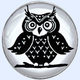 Bassin and Brown Owl Cufflinks - White and Black