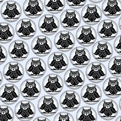 Bassin and Brown Owl Cufflinks - White and Black