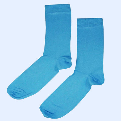 Bassin and Brown   100% Bamboo Plain Socks - Five Pack- Sea Green, Wine, Blue, Black and Powder Blue