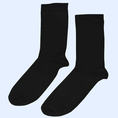 Bassin and Brown   100% Bamboo Plain Socks - Five Pack- Sea Green, Wine, Blue, Black and Powder Blue