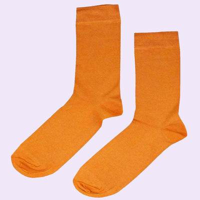 Bassin and Brown  5 Pack Bamboo Plain Socks - Purple, Red, Navy, Black and Mustard