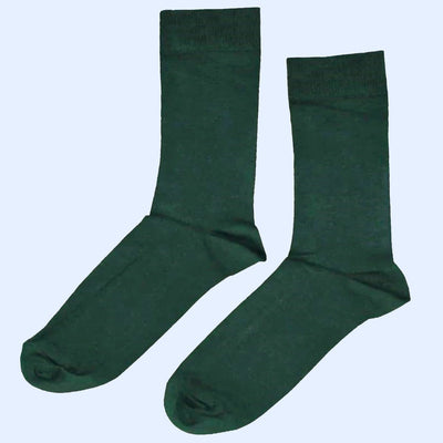Bassin and Brown   100% Bamboo Plain Socks - Five Pack- Sea Green, Wine, Blue, Black and Powder Blue
