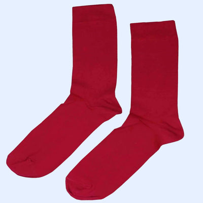 Bassin and Brown   100% Bamboo Plain Socks - Five Pack- Sea Green, Wine, Blue, Black and Powder Blue
