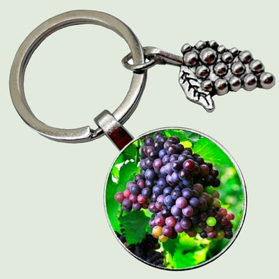 Bassin And Brown - Bunch of Grapes Keyring- Green, Wine and Blue