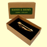 Bassin and Brown - Arrow Tie Bar-  Gold