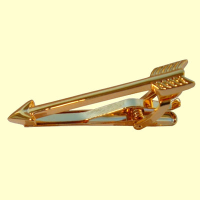 Bassin and Brown - Arrow Tie Bar-  Gold