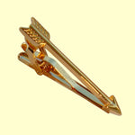 Bassin and Brown - Arrow Tie Bar-  Gold