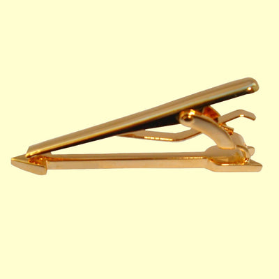 Bassin and Brown - Arrow Tie Bar-  Gold
