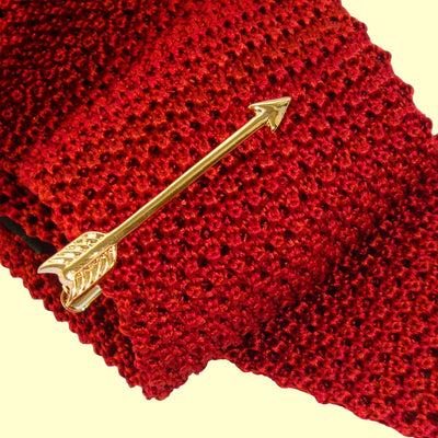 Bassin and Brown - Arrow Tie Bar-  Gold