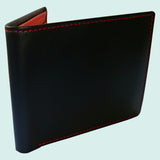 Bassin and Brown Black/Red Billfold 8 Card Slot Leather Wallet