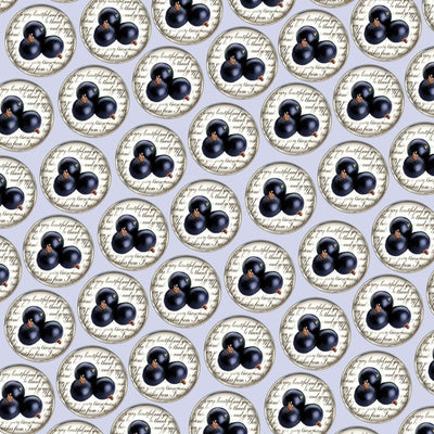 Bassin and Brown Blackcurrant Fruit Cufflinks - Purple and White