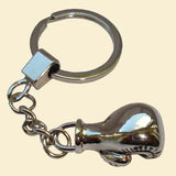 Bassin and Brown - Boxing Glove Keyring - Silver