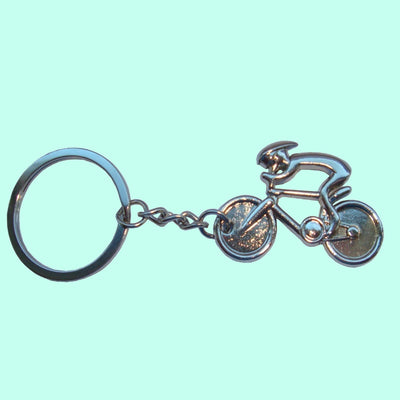 Bassin and Brown Silver Cycling Keyring