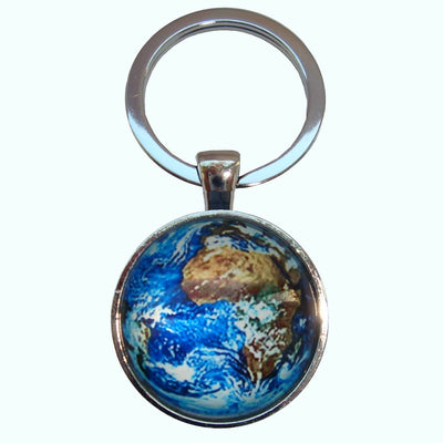 Bassin and Brown - Earth Keyring - Blue/Green