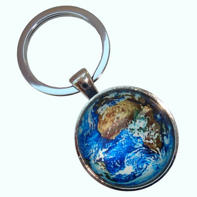 Bassin and Brown - Earth Keyring - Blue/Green
