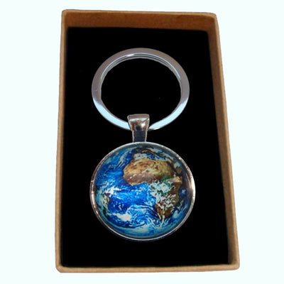 Bassin and Brown - Earth Keyring - Blue/Green