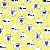 Bassin and Brown Elephant Cufflinks - White/Black