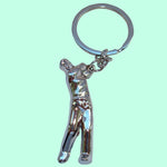 Bassin and Brown Silver Golfer Keyring