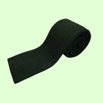 Bassin and Brown Plain Knitted Wool Tie Green
