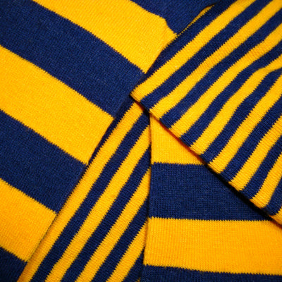 Bassin and Brown Graded Multi Stripe Socks- Yellow and Navy