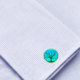 Bassin and Brown Leafless Tree - Blue and Green