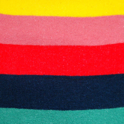 Bassin and Brown Multi Coloured Stripe Socks - Navy.Red.Yellow.Pink.Blue.Green.Brown
