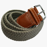 Bassin and Brown Plain Mid Grey Woven Belt