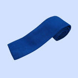 Bassin and Brown  - Plain Knitted Wool Tie Royal Blue
