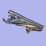 Bassin and Brown Saxophone Tie Bar - Silver